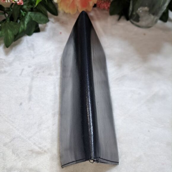 Dunhill Black Leather Checkbook Wallet - Picture 6 of 10